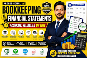 convert bank statement into financial statement