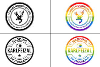 convert your logo into feminine pride rainbow theme