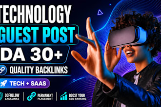 provide high da technology guest posts via tech sites and quality backlinks