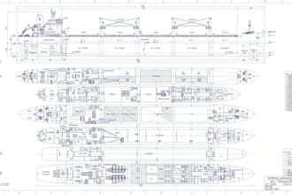 create marine ga plan and vessel general arrangement drawings