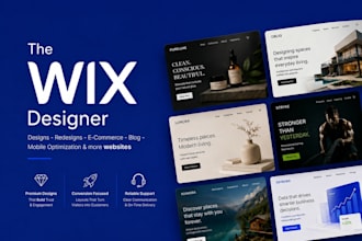 wix website design wix website redesign luxury wix website update wix website