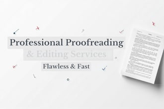 edit, proofread, and polish your content professionally