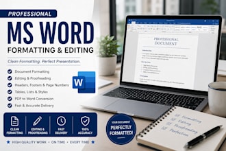 professionally format and edit your ms word documents