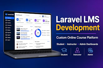 develop a complete online learning management system lms