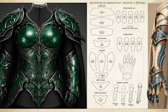create cosplay props, armor, and character accessories