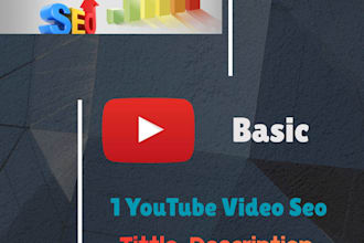 optimize your youtube videos with SEO and keywords