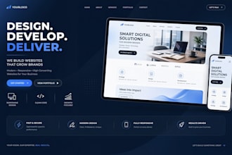 design and develop a professional website