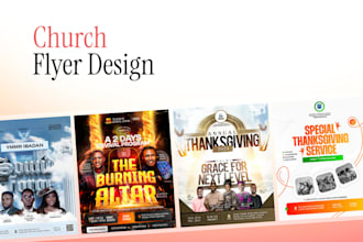 design impactful church event flyers