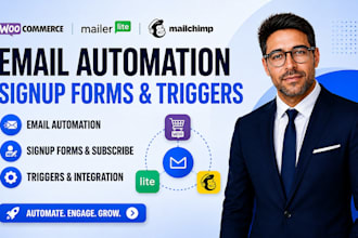 woocommerce mailerlite mailchimp email automation signup forms subscribe trigger