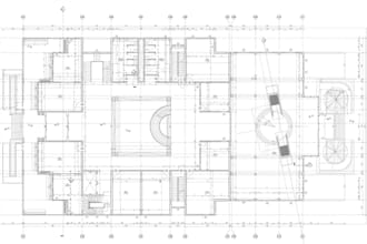 draw construction documentation from sketch, cad floor plan, 2d autocad drafting