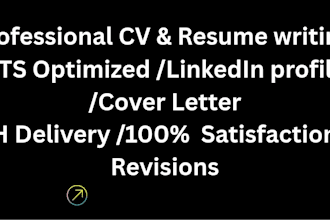 write professional resume and CV for jobs