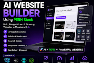 build your own ai website builder using pern stack