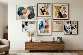 design abstract digital collage art, photo collage, album cover