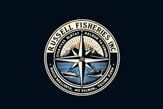 create awesome and gorgeous compass logo design