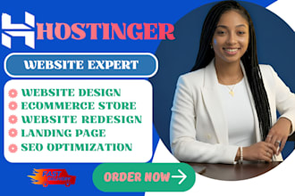 hostinger website, hostinger design, or wordpress website, hostinger redesign