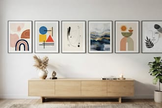 design quality printable abstract wall art posters
