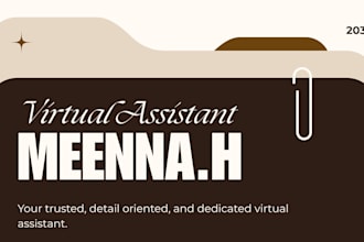 a motivated and detail oriented virtual assistant