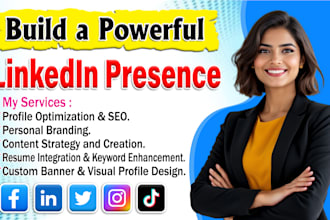 optimize linkedin profile and company page for success
