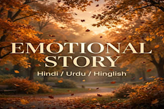 write engaging hindi and urdu stories for you