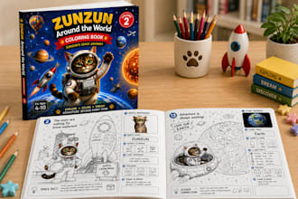 design children coloring books for amazon KDP