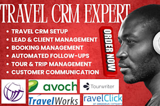 setup travel crm tourcms avochato tashi travelworks tourwriter travelclick