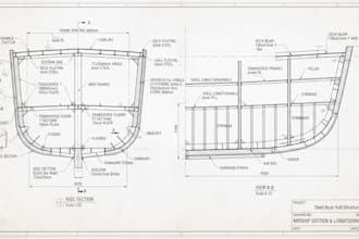 design steel boat structures and ship fabrication drawing