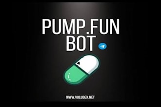 create pump fun bot, dex screener bot, solana bot
