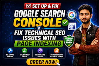 fix google search console indexing and technical SEO issues