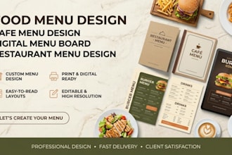 do restaurant menu design  food menu menu design and digital menu