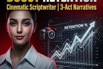 write high retention cinematic youtube scripts with 3 act structure