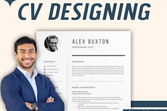design a professional ats friendly CV or resume
