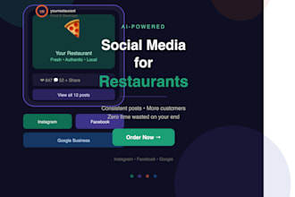 manage instagram and google for your restaurant using ai