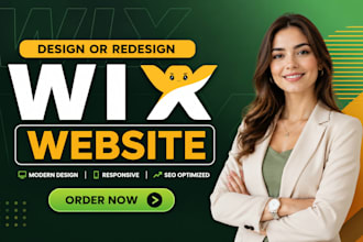 design wix website, redesign wix website, luxury wix website