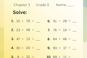 design custom educational worksheets for kids