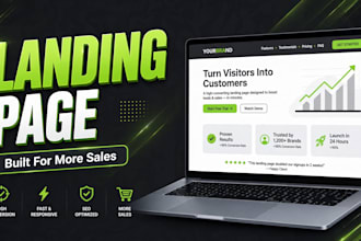 design a custom web section or landing page