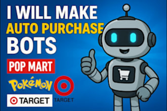 build auto purchase bot checkout bot pokemon bot auto buying bot target bot
