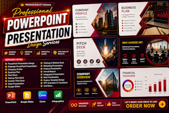design redesign powerpoint presentation company profile business plan pitch deck