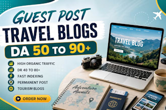 do travel guest post on high da travel blogs
