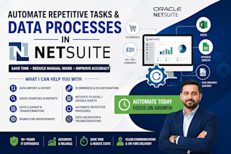 automate repetitive tasks and data processes in netsuite