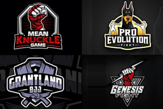 design pro martial arts ,gym, boxing MMA wrestling logo