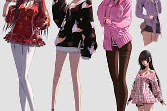 do create anime character art