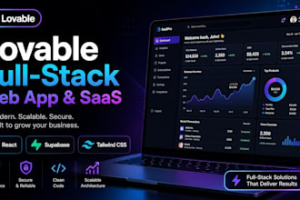 build production ready full stack web app and saas using lovable dev