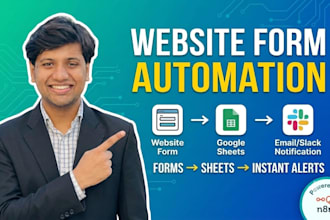 automate your web forms, lead capture and notifications with n8n