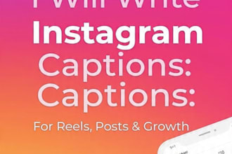 write viral instagram captions and social media content