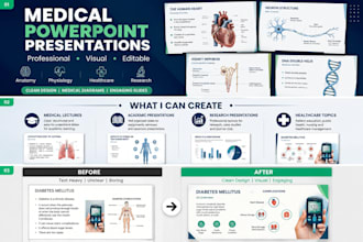design professional medical and healthcare powerpoint presentations