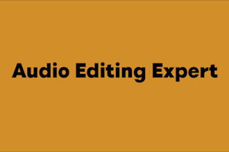 do audio editing, mastering restoration