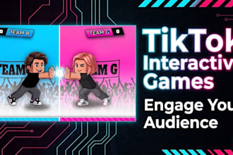 create an interactive browser game for tiktok live