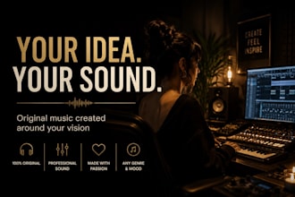 create original music tailored to your vision