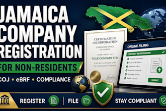 help non residents register a company in jamaica and navigate coj