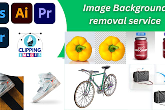 do  image background removal, professional clipping path, product clipping path
